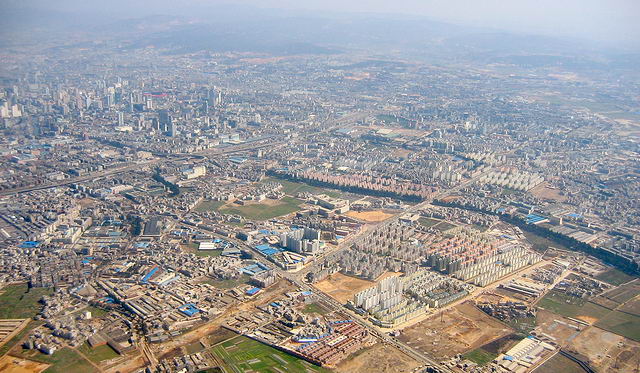 Kunming z letadla