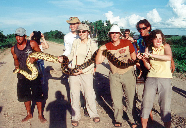 Anakonda m?la 4,5m, nejv?t? kousek v Pantanalu