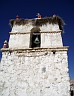 Zvonice kostela v Parinacota