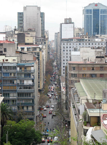 Ulice v Santiago