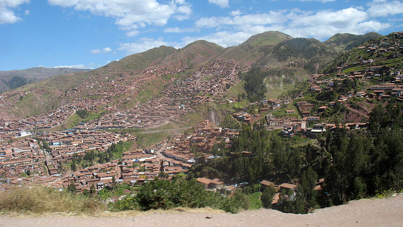 Cusco se rozkld v ndhernm dol